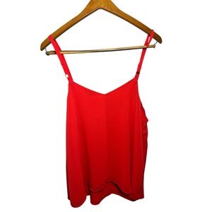 Torrid 0 Sophie Tomato Red Sleeveless Camisole Tank Top L